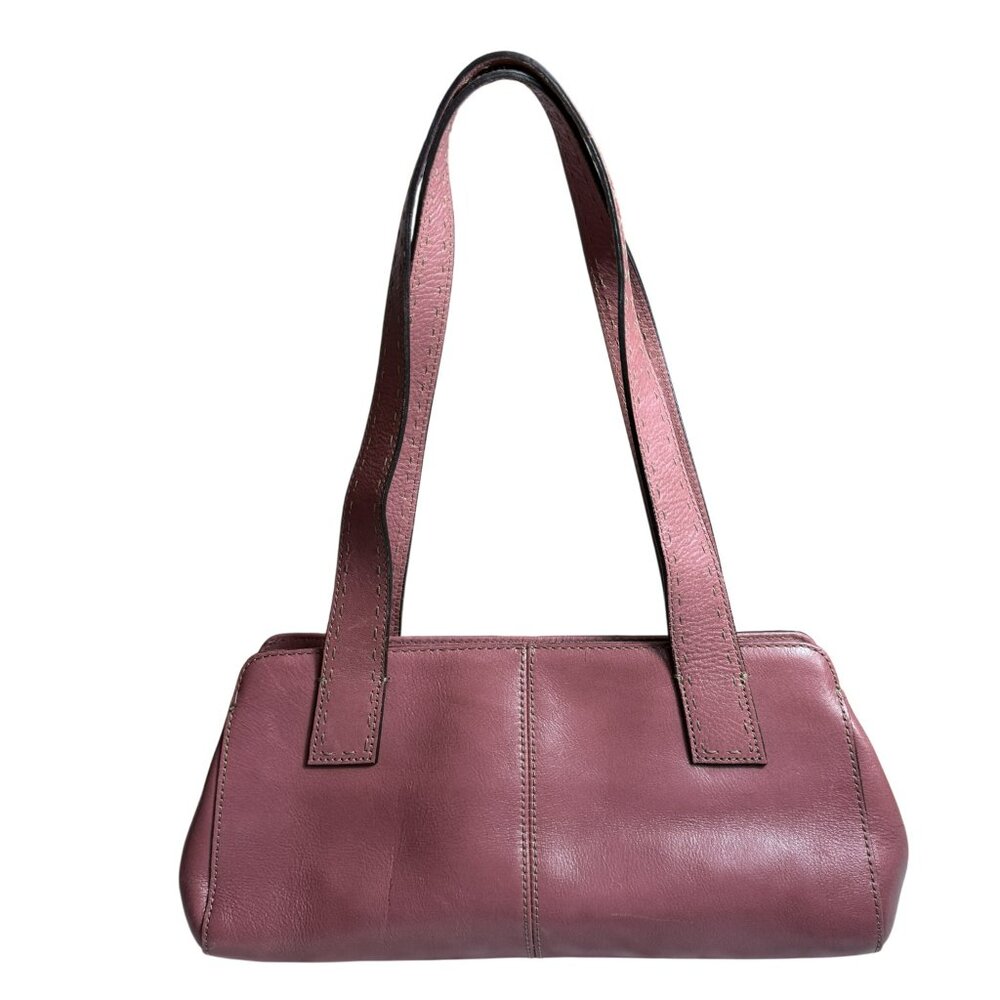 Fossil Vintage Leather Shoulder Bag – Mauve / Dusty Rose – Y2K - Picture 2 of 14